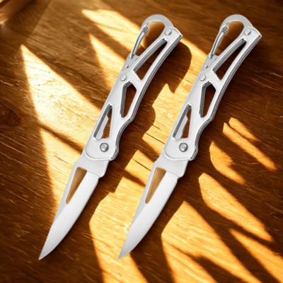 2 - Couteaux de Poche Pliant avec Porte CLES | SharpCookâą referme