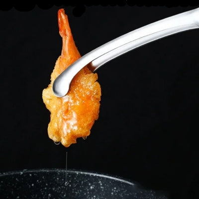 2 Pinces Barbecue a Bout Rond | TongsforBBQ™ prise de crevette panee
