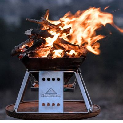 Mini pro brasero CARRE pliable | Camp fire Cookingâą