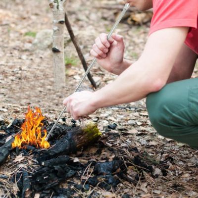 Allume Feu Ignite Fire Cooking Briquet Solaire en Coupole avec souffleur