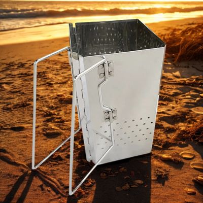 CHEMINEE d'Allumage pliable au charbon | Fire Cookingâą a la plage