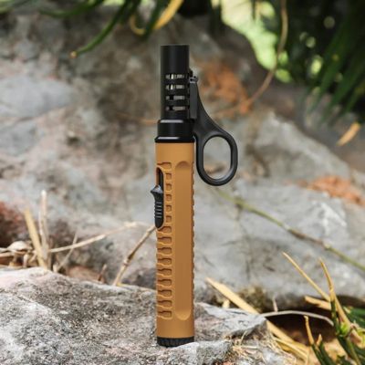 Orange - Briquet tempete rechargeable au butane | Fire Cookingâą