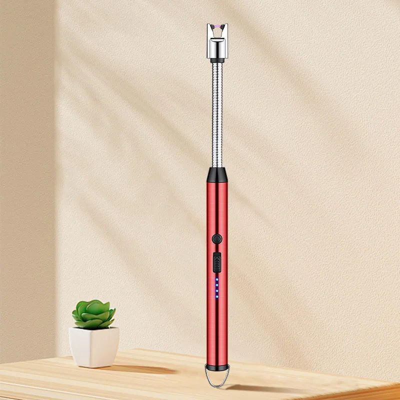 Rouge_-_Briquet Electrique a Cou Flexible | Fire Cookingâą