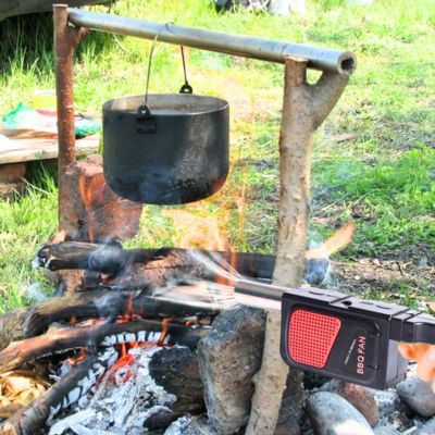 Souffleur | RoastingCook™ A Batterie pour Barbecue 4 belle images sur feu de camp