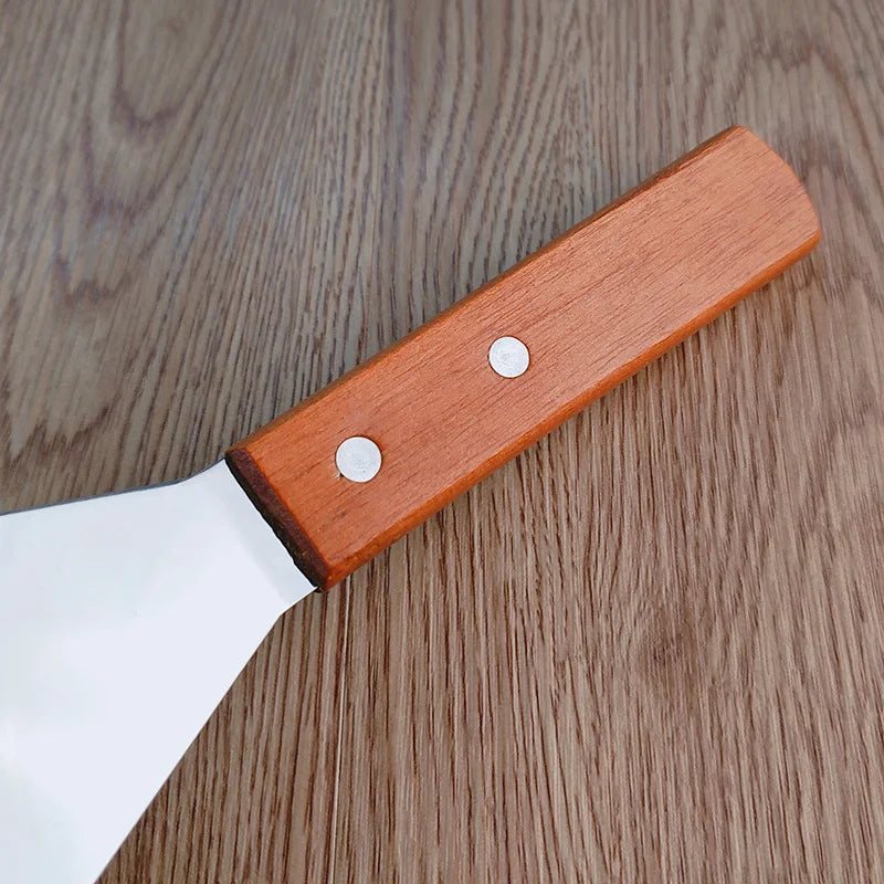 Spatule Carree | Barbecue Accessories⹠a Manche de Bois détails assemblage