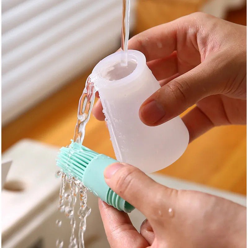 Bouteille A Badigeonner Huile - OilBottleBrush™ - Orange - CUISTO BBQ