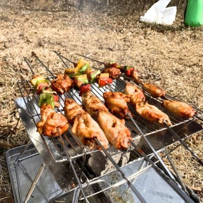 Brasero CARRE Pliable de Camping | Camp fire Cookingâą - CUISTO BBQ