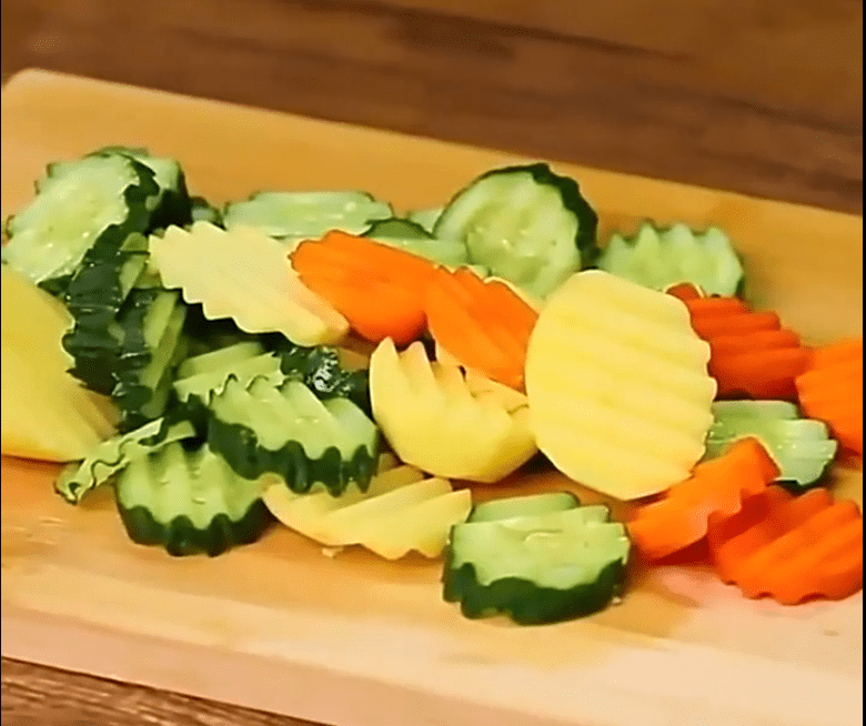 Coupe frites ONDULE | PeelCook™ - CUISTO BBQ