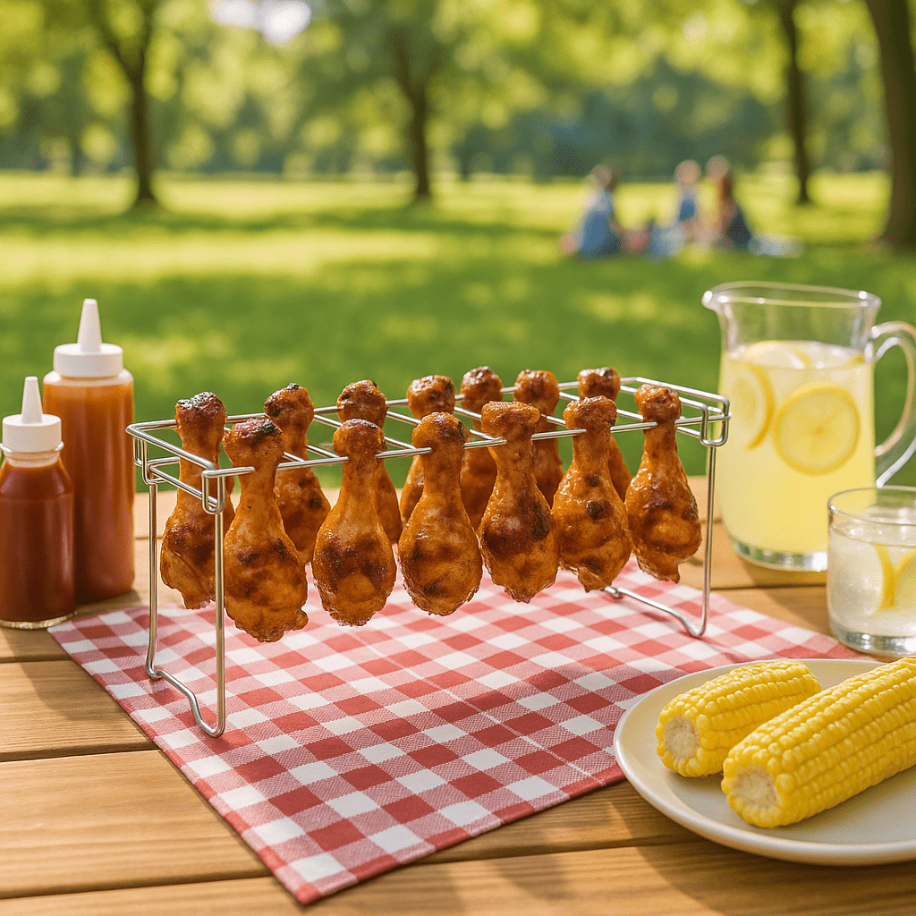 Rack Pliable Pilon Poulet | RoastingCook™ - CUISTO BBQ