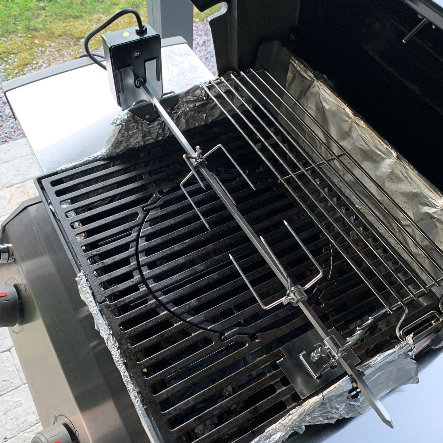 TOURNE BROCHE ELECTRIQUE 4w | RoastingCook™ - CUISTO BBQ