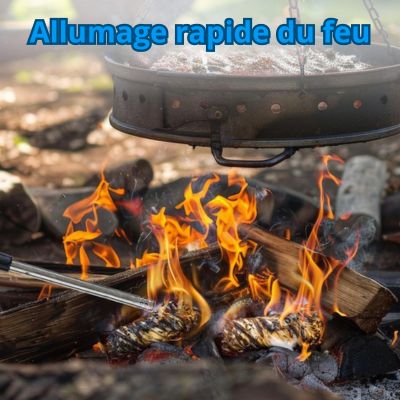 allumage rapide du feu