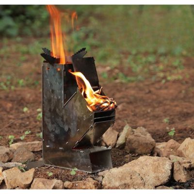 Barbecue portable pour camping et pique-nique.