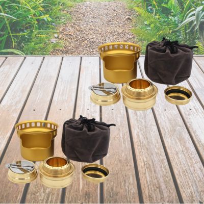 2 x RECHAUD | Campfire Cooking™ A Alcool de Camping - or