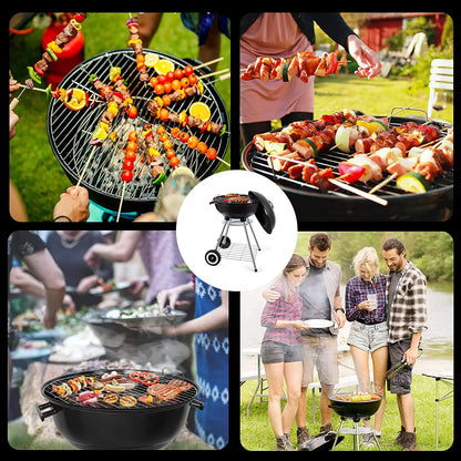 Barbecue Fumoir en Boule | Campfire Cooking™ 4 images de repas familiale