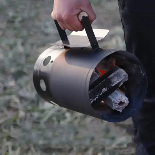 CHEMINEE Allumage au Charbon | Fire Cooking™ transport de charbon