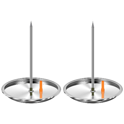 Grille barbecue brochette verticale + 2 pics