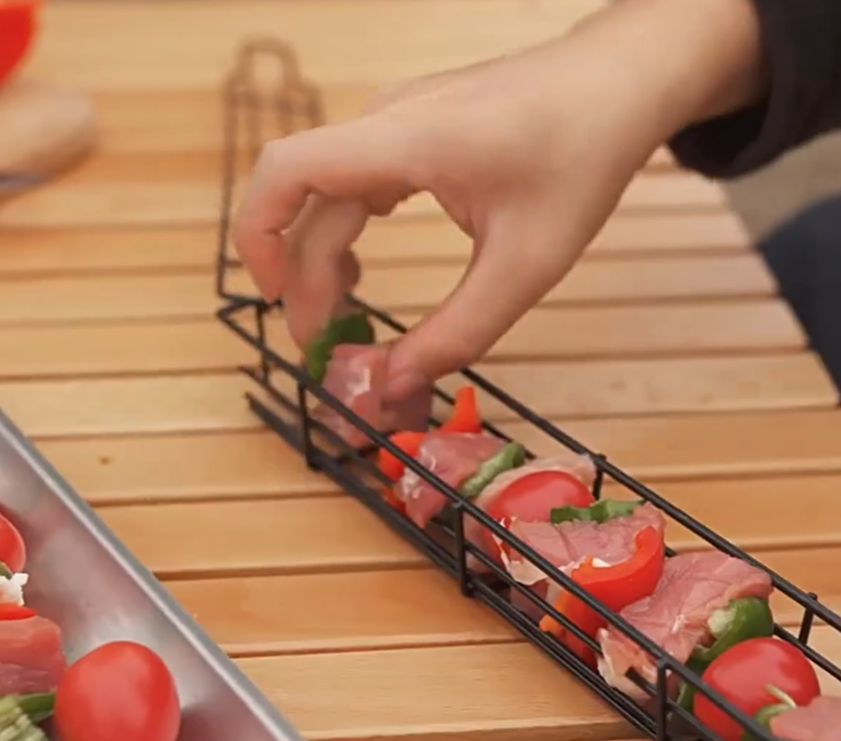 Panier Brochette Barbecue | RoastingCook™ assemblage de brochette