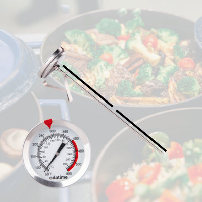 THERMOMETRE CuIsine  SensorCook A Friteuse 0-280 °C 20cm (TH5200)