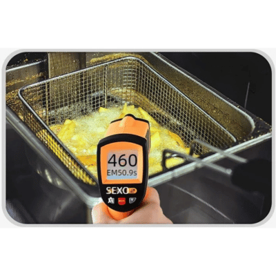 THERMOMETRE Cuisine | SensorCook™ Pistolet Laser en friteuse