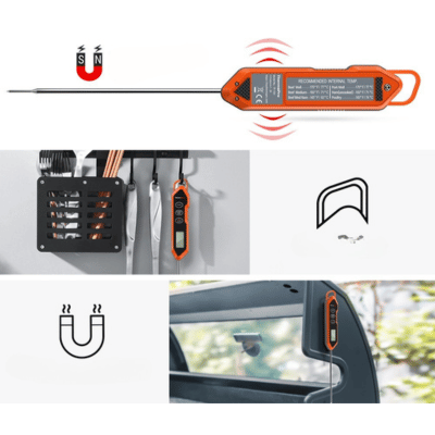 THERMOMETRE a sonde droite | SensorCook™  fonctionnalité