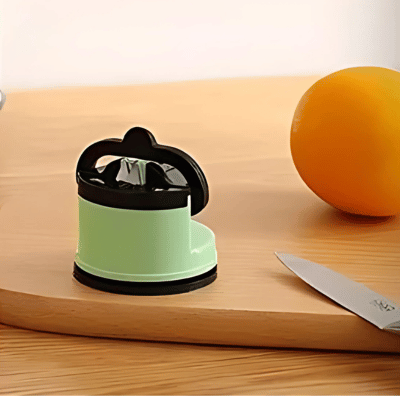 Aiguiseur Couteau Ventouse | SharpCook™ - CUISTO BBQ vert
