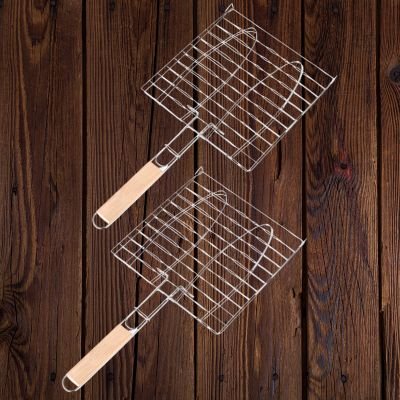Barbecue Double Grille Poissons | RoastingCook™ - CUISTO BBQ