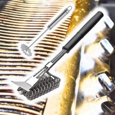 Brosse Grattoir Barbecue | SafeGrillBrush™ - CUISTO BBQ