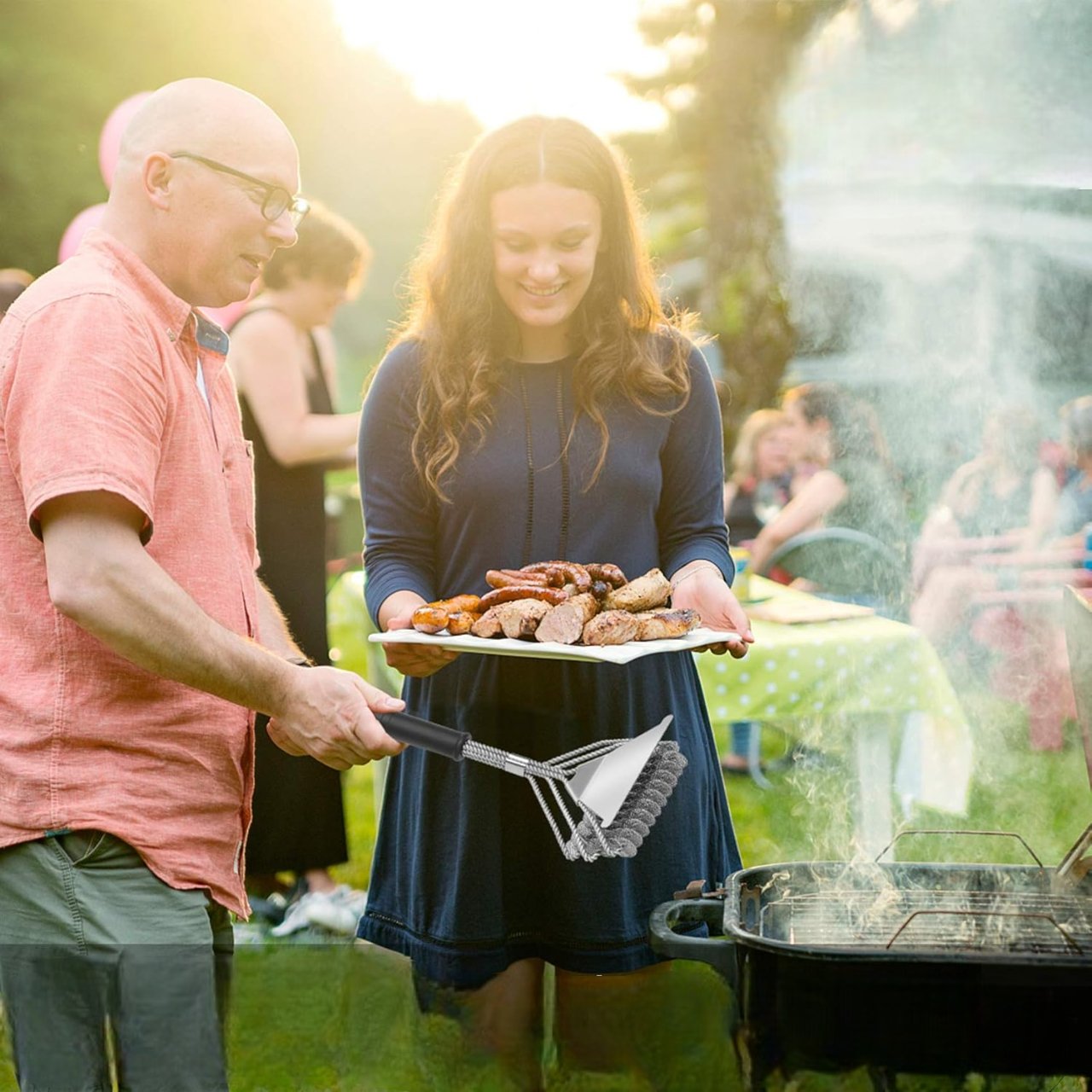 Brosse nettoyante - SafeGrillBrush™ - Style A - CUISTO BBQ