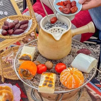 Grilles barbecue rondes en acier inoxydable | RoastingCook™ - CUISTO BBQ