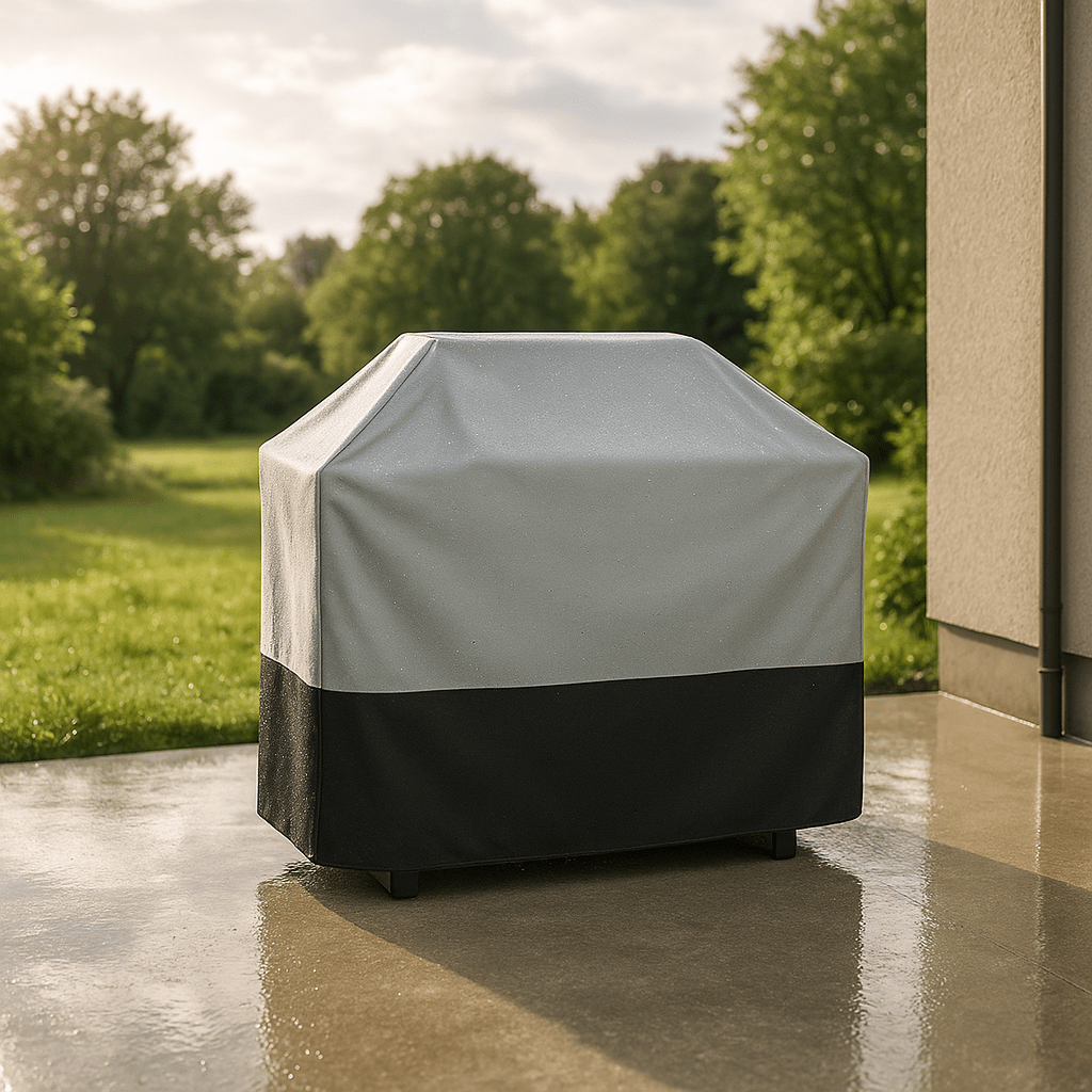 Housse Barbecue Grise | IMPERMEABLE PRENIUM™ - CUISTO BBQ