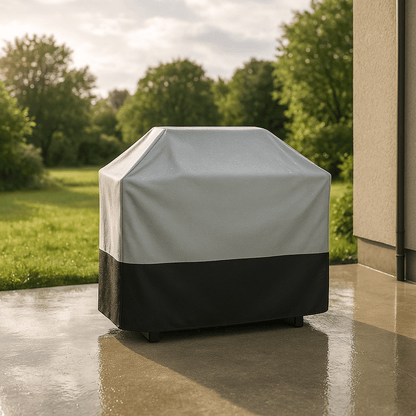 Housse Barbecue Grise | IMPERMEABLE PRENIUM™ - CUISTO BBQ
