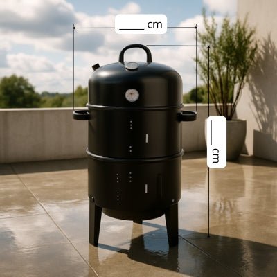 Housse Barbecue Ronde Beige | IMPERMEABLE PRENIUM™ - CUISTO BBQ