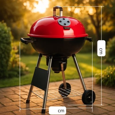 Housse Barbecue Ronde Noire | IMPERMEABLE PRENIUM™ - CUISTO BBQ