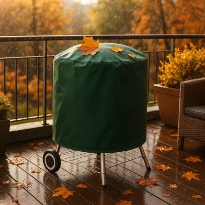 Housse Barbecue Ronde Noire | IMPERMEABLE PRENIUM™ - CUISTO BBQ