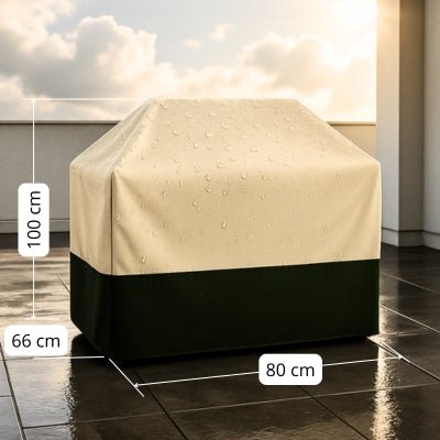 Housse de Barbecue Beige | IMPERMEABLE PRENIUM™ - CUISTO BBQ