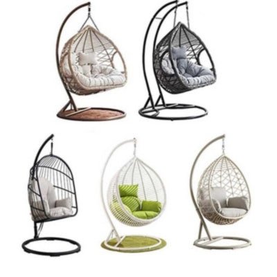 Housse Fauteuil Suspendu Grise | IMPERMEABLE PRENIUM™ - cinq sieges en exemple - CUISTO BBQ