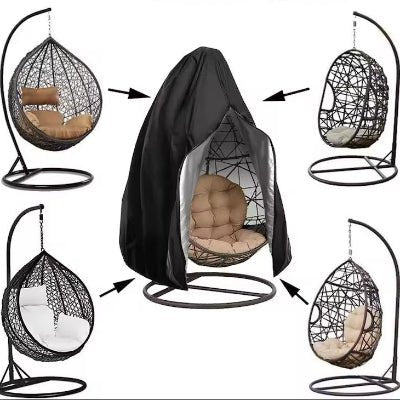 Housse Fauteuil Suspendu Noire | IMPERMEABLE PRENIUM™ - CUISTO BBQ