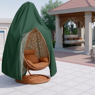 Housse Fauteuil Suspendu Verte | IMPERMEABLE PRENIUM™ - CUISTO BBQ