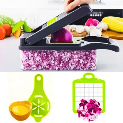 Mandoline Hachoir 16 en 1 | PeelCook™ - CUISTO BBQ