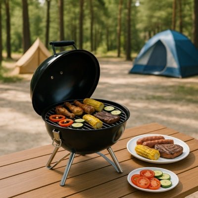 Mini Barbecue en Boule | Camp fire Cooking™ - CUISTO BBQ