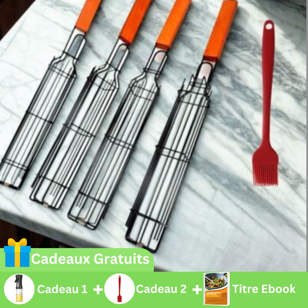 Panier Brochette Barbecue | RoastingCook™ - CUISTO BBQ