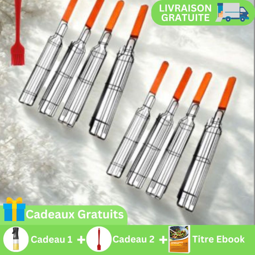 Panier Brochette Barbecue | RoastingCook™ - CUISTO BBQ