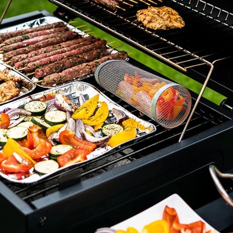 Panier Roulant Barbecue | RoastingCook™ - CUISTO BBQ