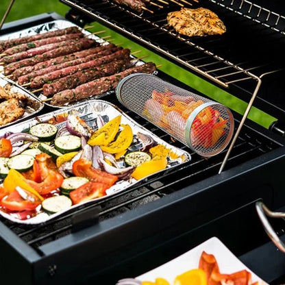 Panier Roulant Barbecue | RoastingCook™ - CUISTO BBQ