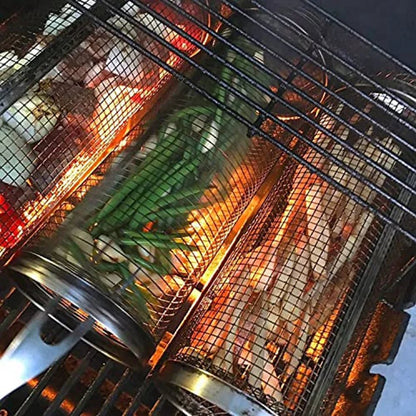 Panier Roulant Barbecue | RoastingCook™ - CUISTO BBQ