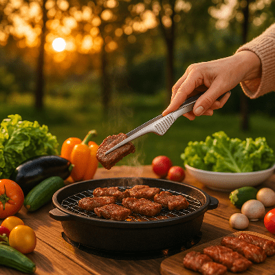 Pince de Cuisson Acier Inoxydable | TongsforBBQ™ - CUISTO BBQ