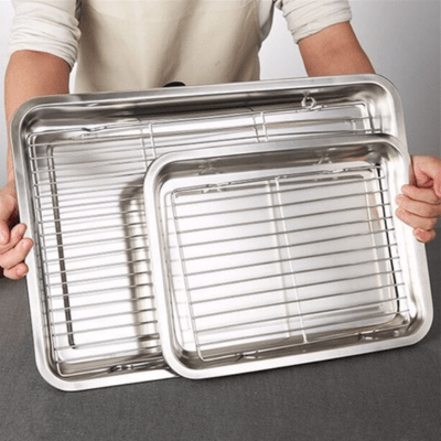 Plateau de Cuisson avec Grille | RoastingCook™ - CUISTO BBQ