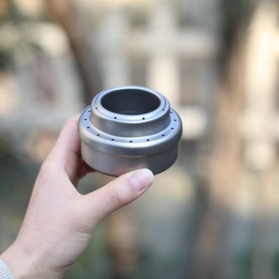 RECHAUD Portatif en Titanium | Campfire Cooking™ - CUISTO BBQ