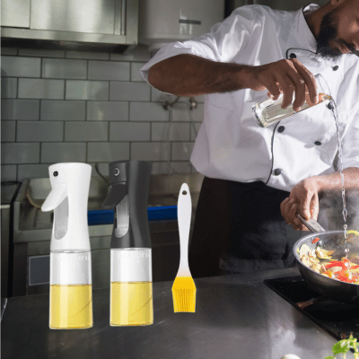spray-huile de cuisine-oilbottlebrush avec pinceau