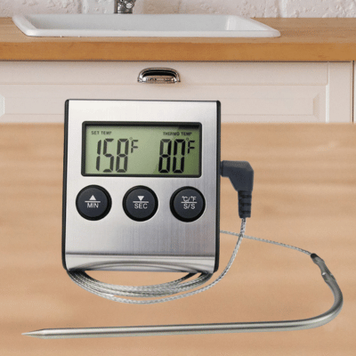 THERMOMETRE Cuisine NUMERIQUE Avec Sonde | SensorCook™ - CUISTO BBQ